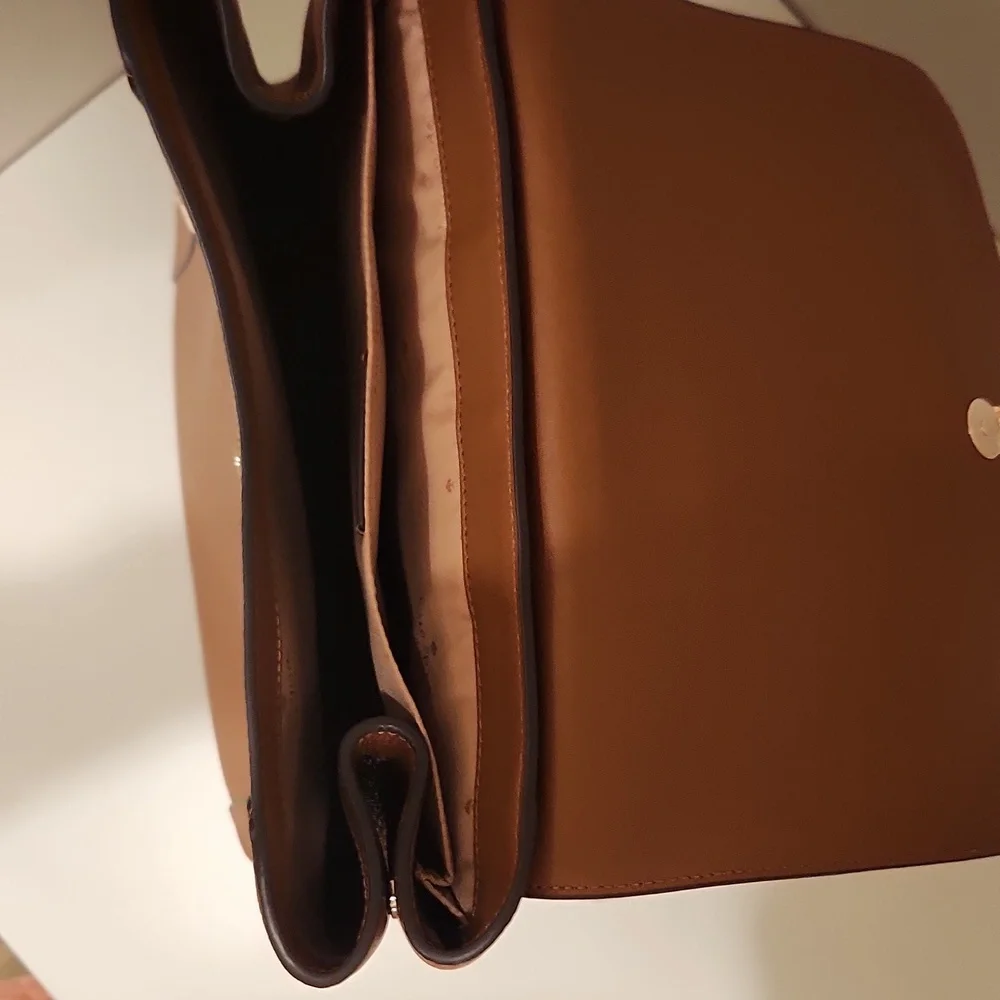 kate spade Leather Backpack in Cognac Brown
